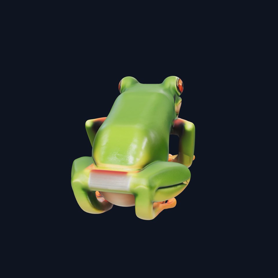 Vibrant Tree Frog D Model Pack
